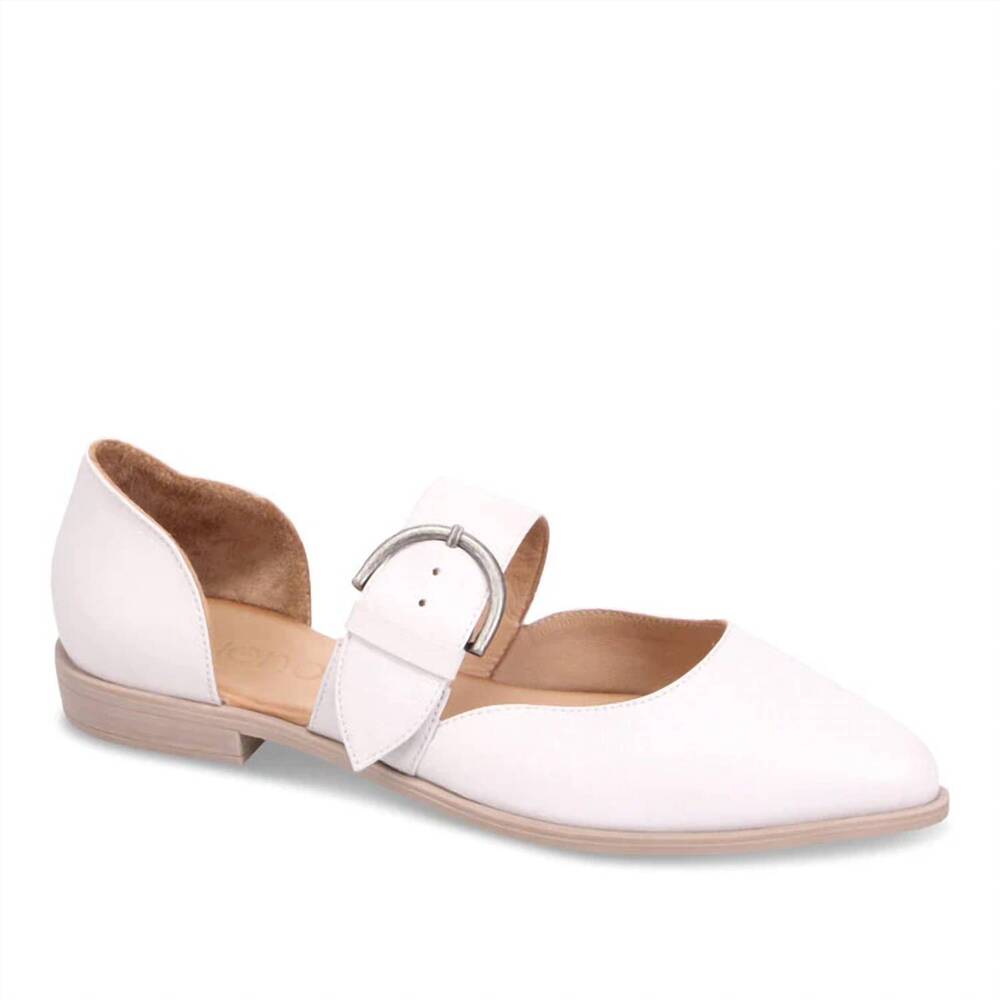 NEW BUENO women's brittany sandal in white ice